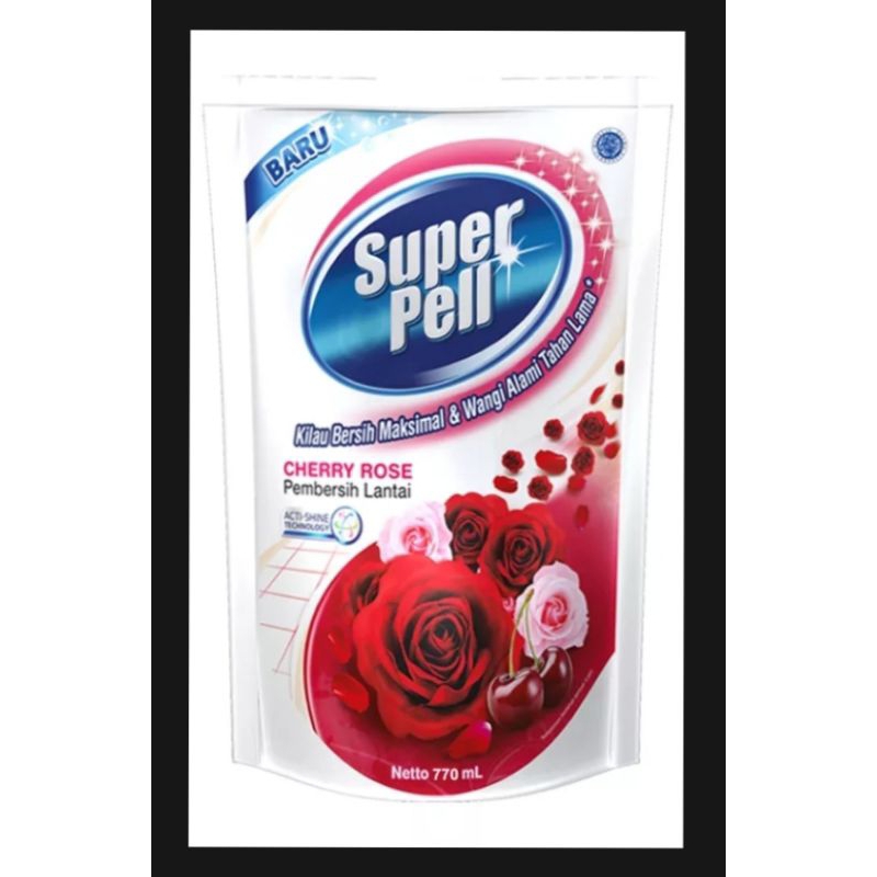 SUPER PELL PEMBERSIH LANTAI CHERRY ROSE 770ML