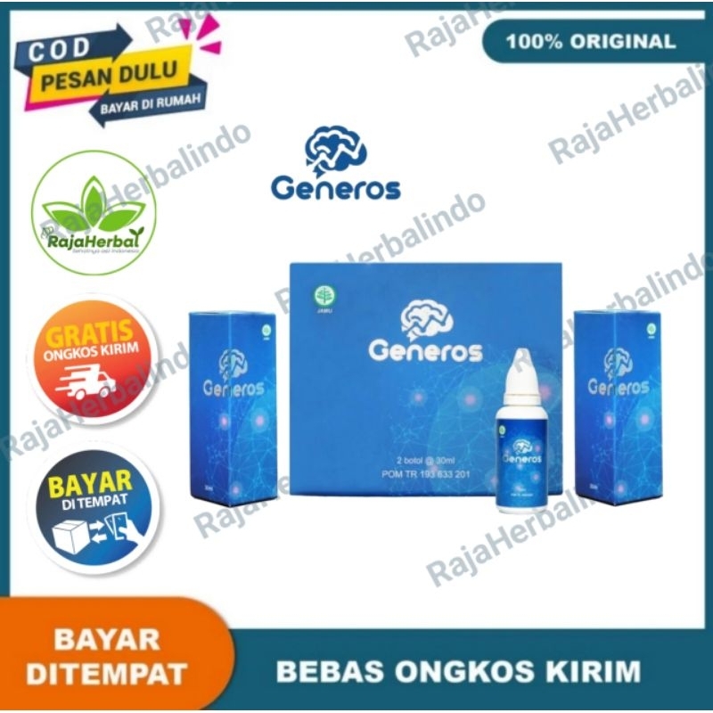 GENEROS Speech Delay Asli Original Generos Vitamin Nutrisi Otak Anak