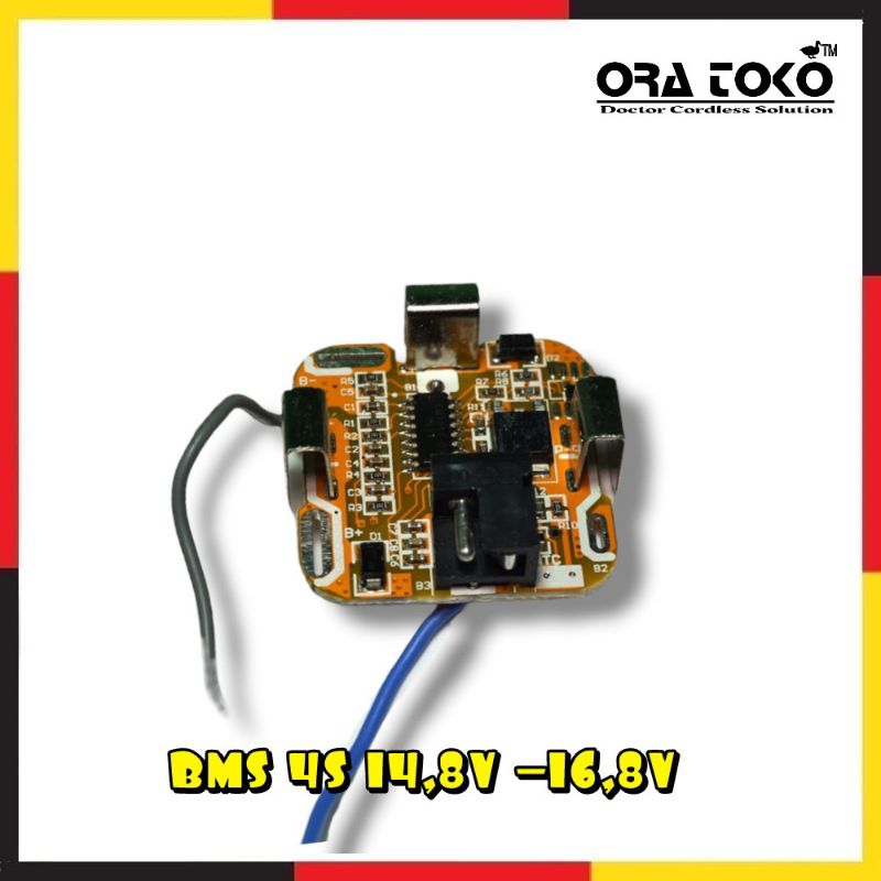 Modul Bms 4s 16.8v 18v Bor cordless drill Baterai Lithium 18650