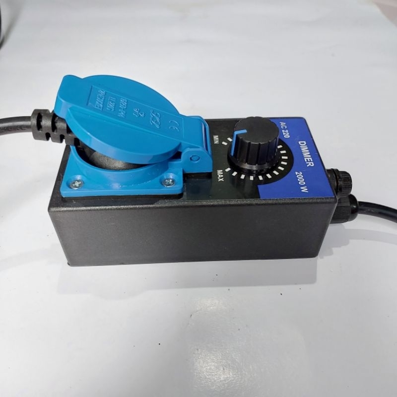 Dimmer 2000W Pengatur Kecepatan Bor Dinamo Gerinda Dsb
