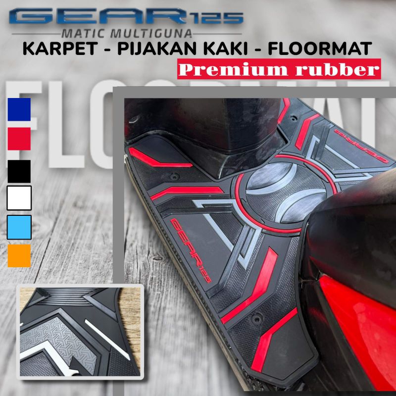 Karpet Mio Gear 125 pijakan kaki mio gear 125 Karpet Motor Mio gear 125