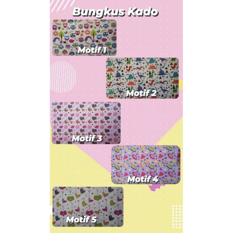 

Kertas Kado/Bungkus Kado/Terima Bungkus Kado