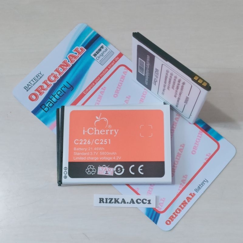 Baterai Batre Hp i-Cherry icherry C226 C251 C232 Battery Batrai Hp