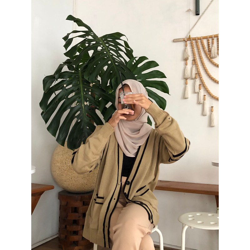 Oversize Cardigan Korea Couple set Unisex