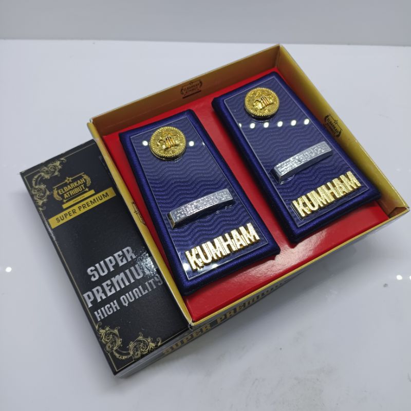 PANGKAT PDH KUMHAM 2A AKRILIK WARNA NAVY/BIRU