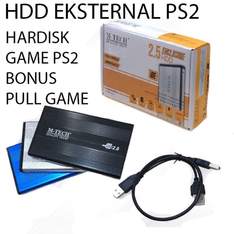 HARDISK PS2 EXTERNAL 160GB FULLGAME TINGGAL PAKAI UPDATE