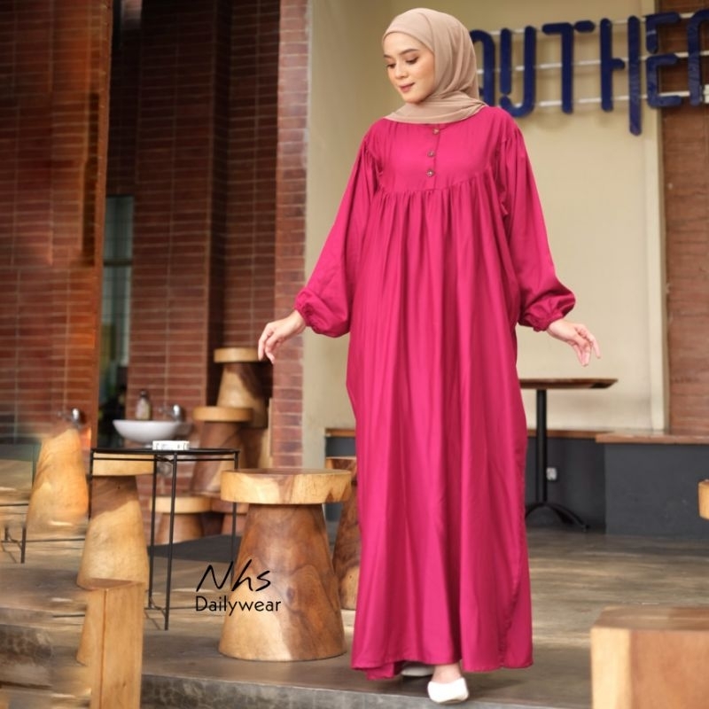 HAZEL KAFTAN GAMIS LD 150CM KATUN TWILL JUMBO