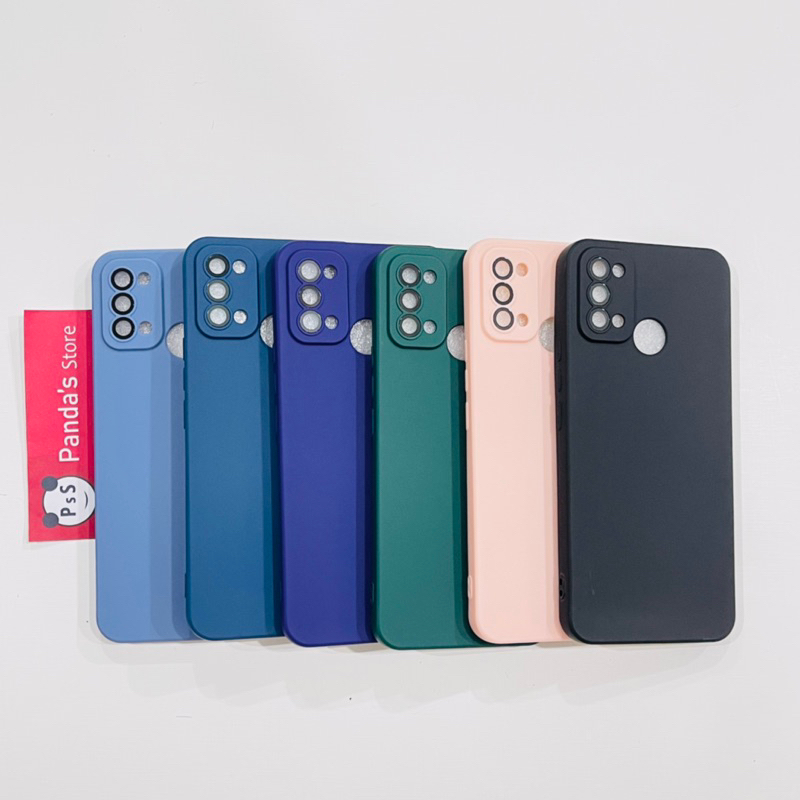 Case Realme C17 / 7i Lenspro Makaron Full Color Softcase Pro Lensa