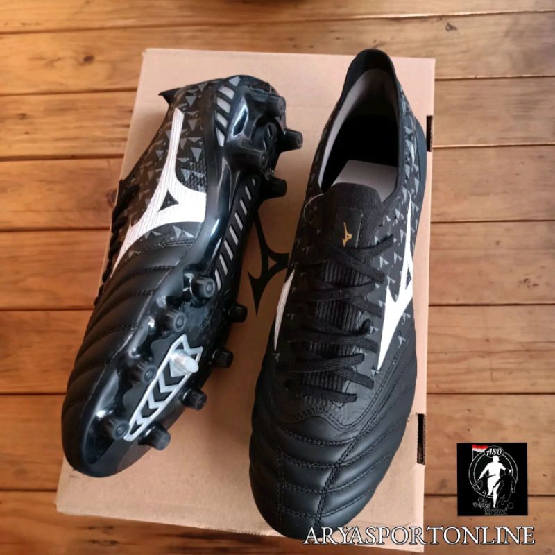 mizuno neo morelia iii FG black