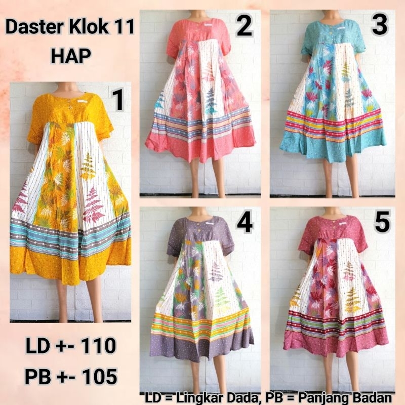 DASTER PAYUNG KLOK 11 HAP WAYANG DASTER ADEM KEKINIAN MODERN TMGR + PKIS