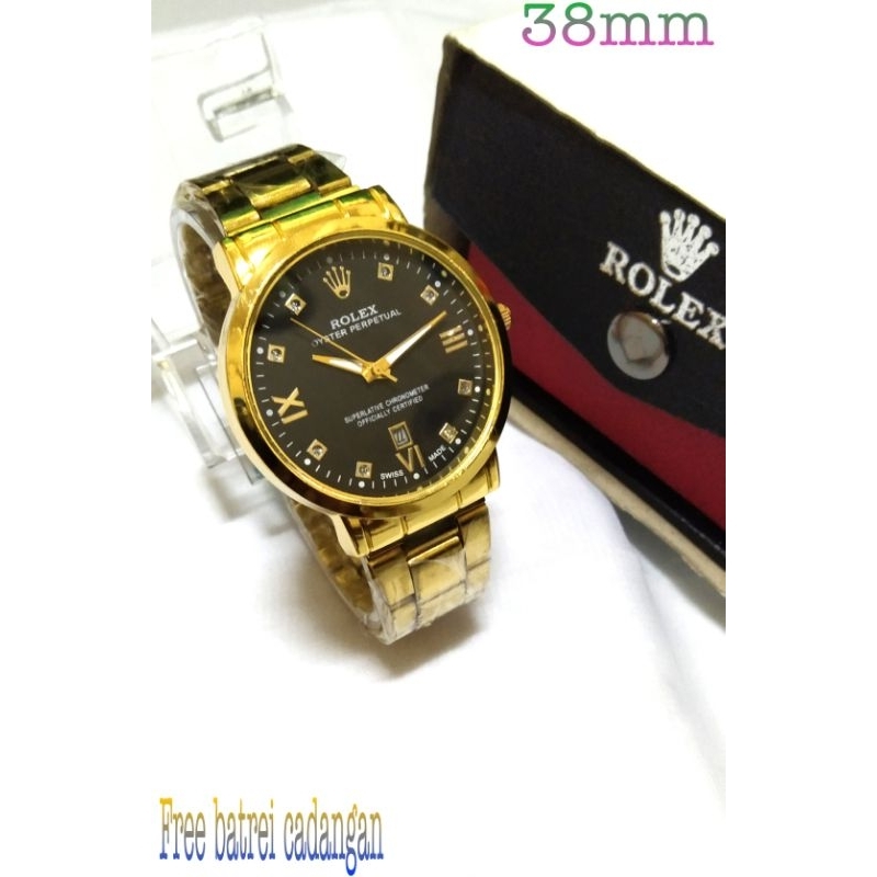 Jam Tangan Rantai Emas Pria & wanita Model Terbaru