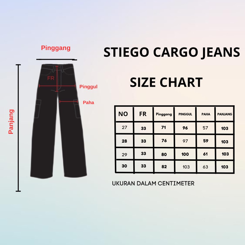 Stiego Celana Jeans Cargo Army Highwaist Hijau HW Loose kulot jeans / Loose Jeans /Celana Higwaist wanita