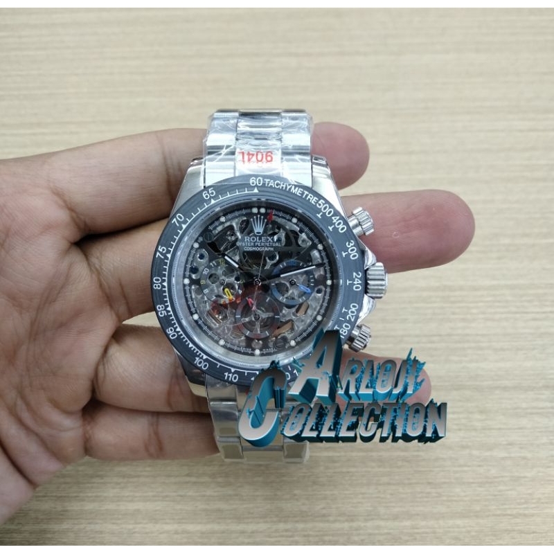 JAM TANGAN PRIA ROLEX DAYTONA LA MONTOYA AUTOMATIC SUPER GRADEE