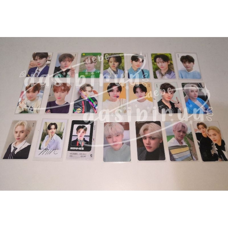 READY STOCK CRAVITY MINHEE PHOTOCARD KANG MINHEE X1