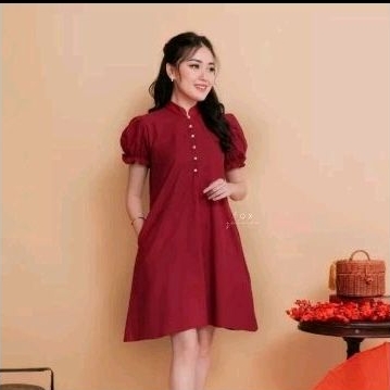 PRELOVED Dress imlek Wanita | Cheongsam Wanita