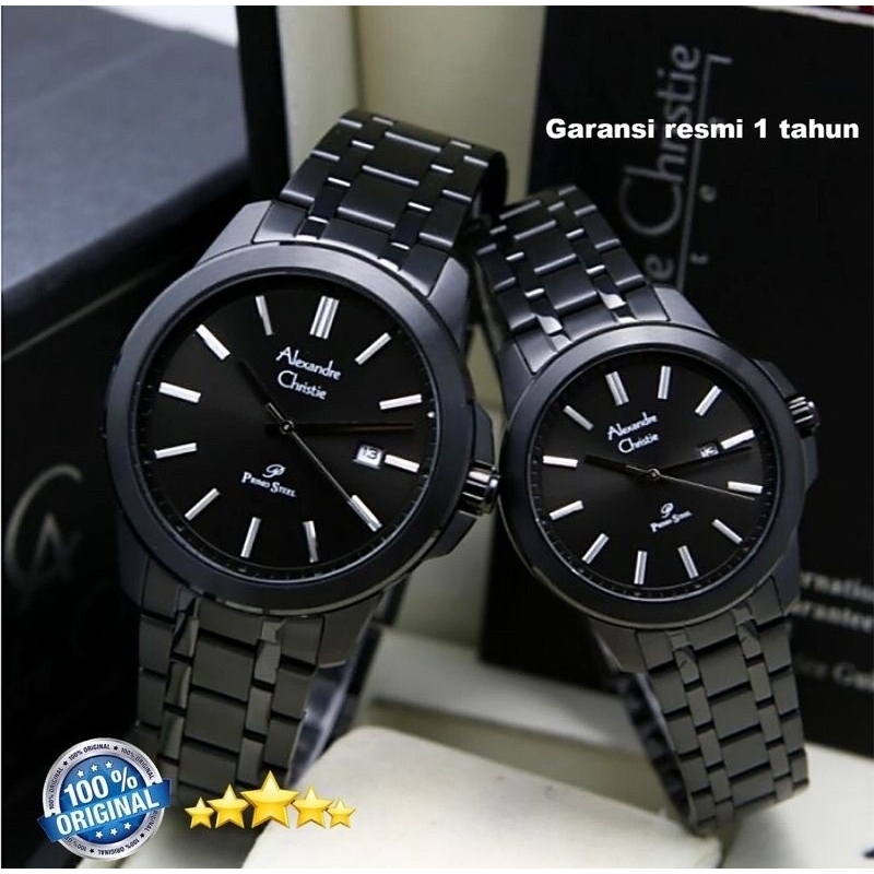 Jam Tangan Alexandre Christie 1017 Couple Original