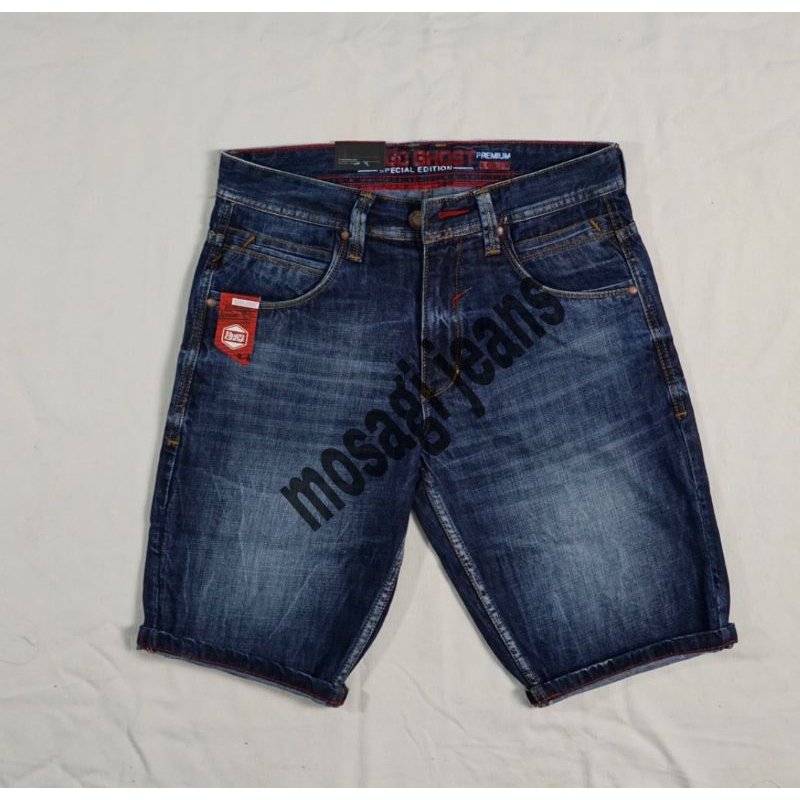 CELANA JEANS PENDEK PRIA HUGOGHOST PREMIUM