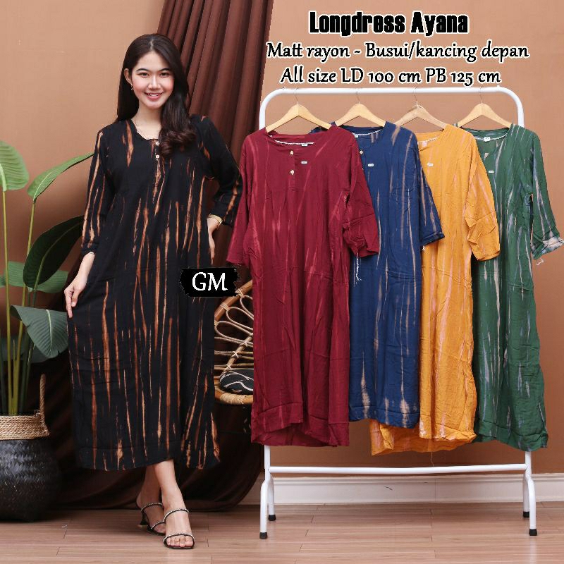 Daster rayon busui panjang murah meriah kekinian