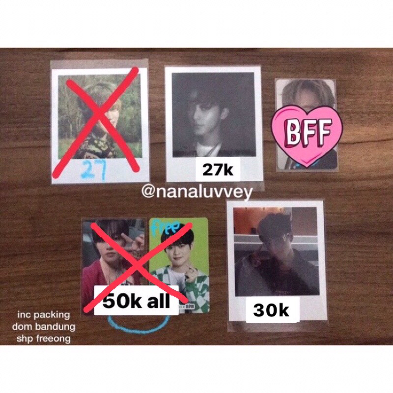 Mark Sticker, Seoul city, chenle jewel universe 2021, renjun md luggage dreaming, polaroid chenle md