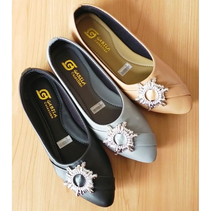Sepatu flat Alas Karet Acs. Matahari