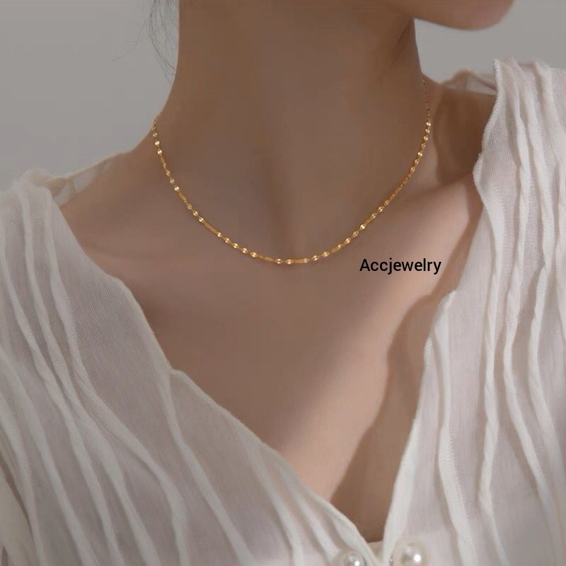 Kalung Wanita Rantai Pecah Biji Kopi