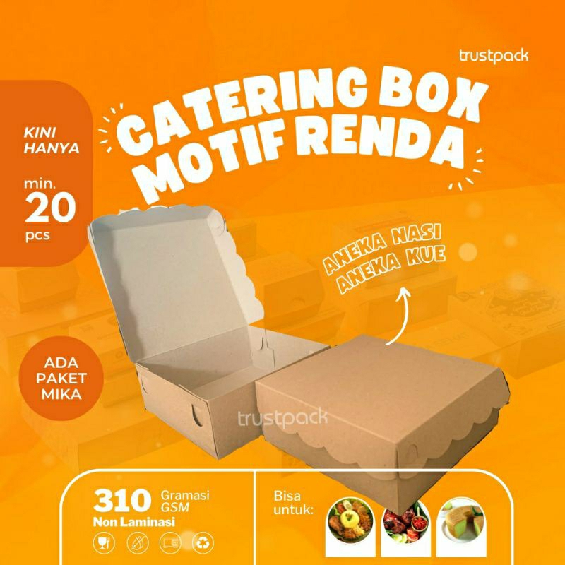 

Dus nasi kotak dan dus snack