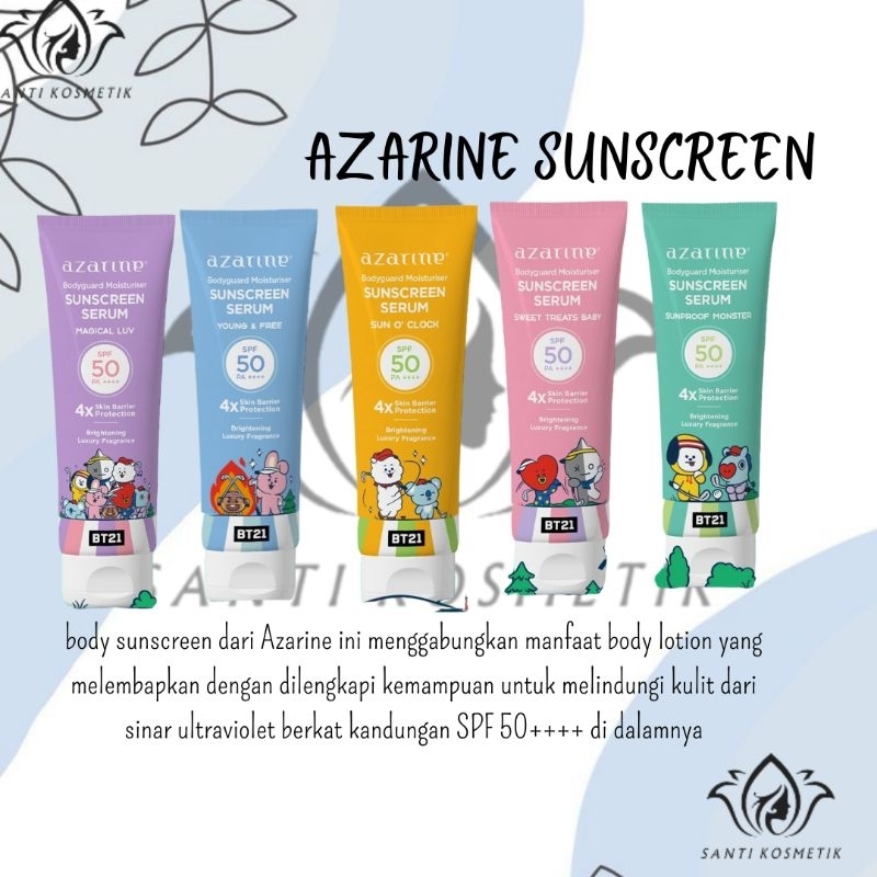 Sunscreen/Azarine Sunscreen/bt21