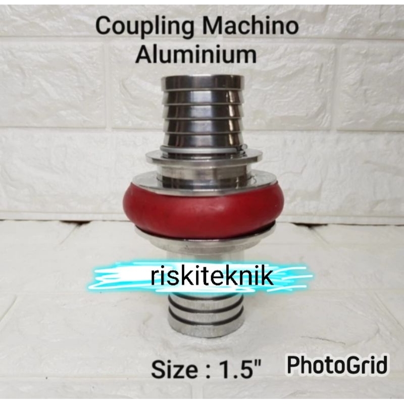 coupling machino 1,5 inchi kopling nepel sambungan selang pemadam kebakaran