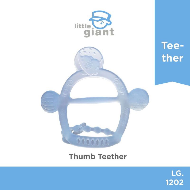 Little Giant Silicone Thumb Teether Mainan Gigit bayi