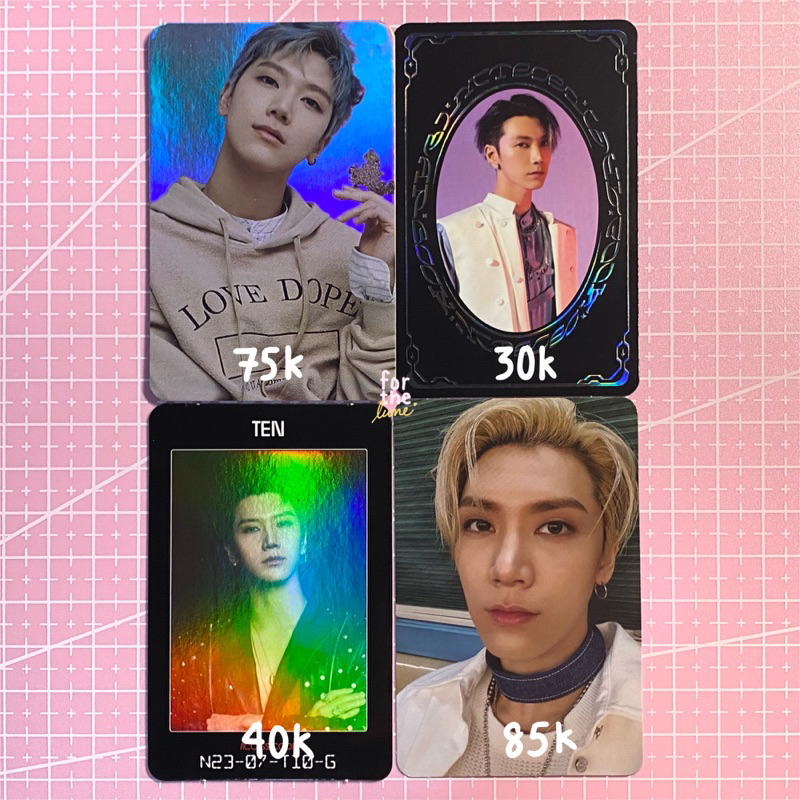 TEN NCT WayV Photocard Holo 2018 Yearbook Resonance Access Card Super One US