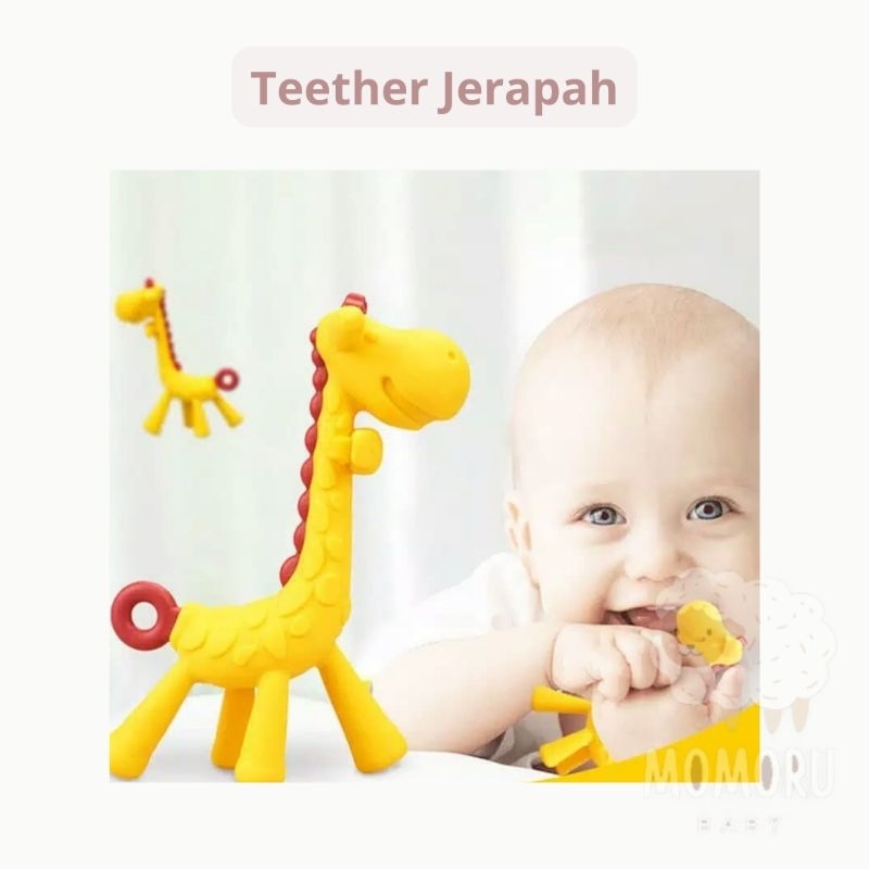 Mainan Gigitan Bayi Teether Jerapah BPA Free
