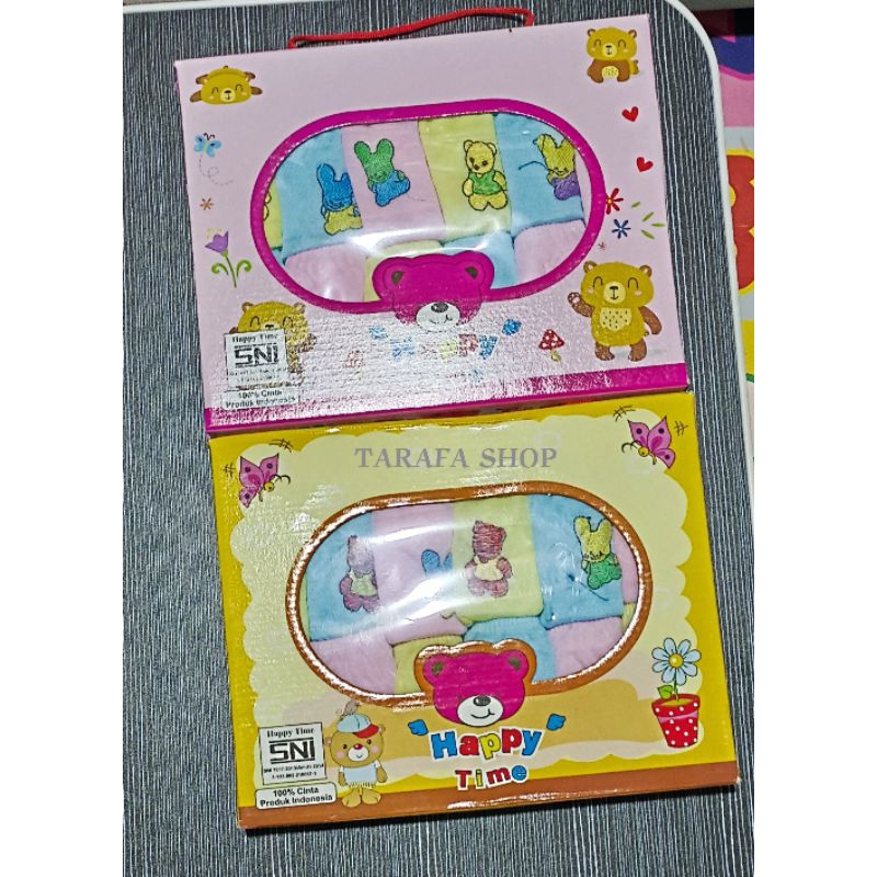 Celana Pop Bayi Happy Time Isi 12 Pcs/Celana Dalam Bayi Isi 12 Pcs Murah