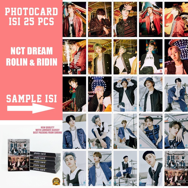 darurat.kpop - Photocard NCT DREAM reload / ridding club / rolling riding 1 set kpop group