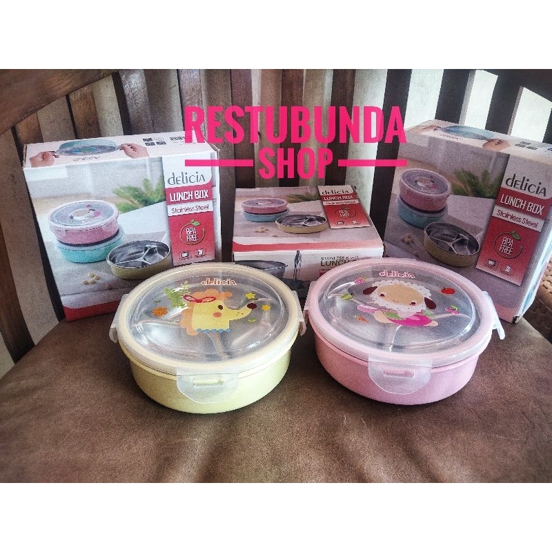 LUNCH BOX DELICIA Stainless Steel (470ml)