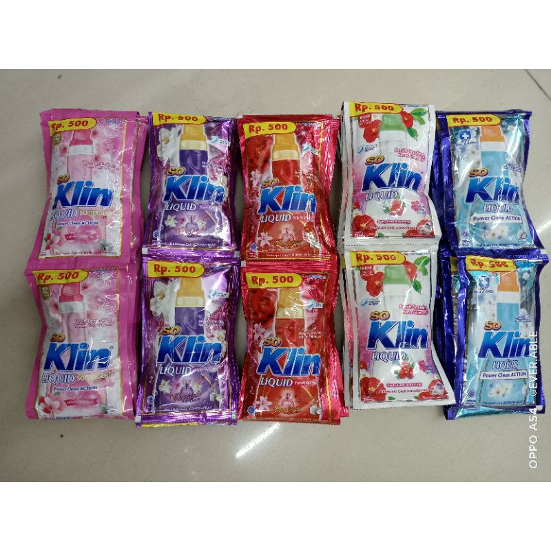 SOKLIN CAIR RENTENG ISI 12 SACHET