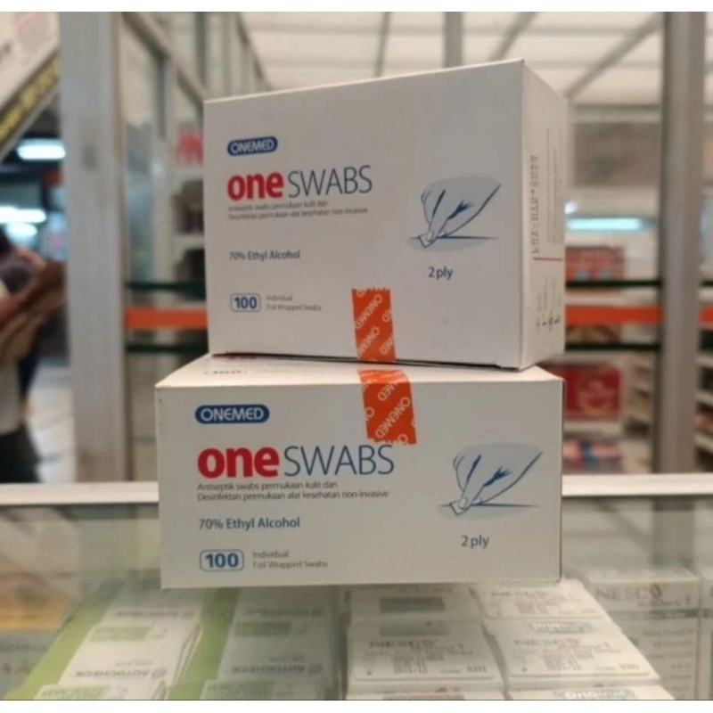 Onemed tisu alkohol oneswab | alkohol swab | one swab onemed isi 100