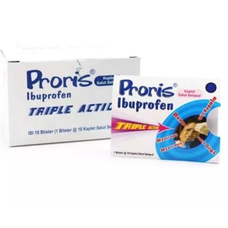 Proris Ibuprofen Tablet | Obat Demam dan Pereda Nyeri