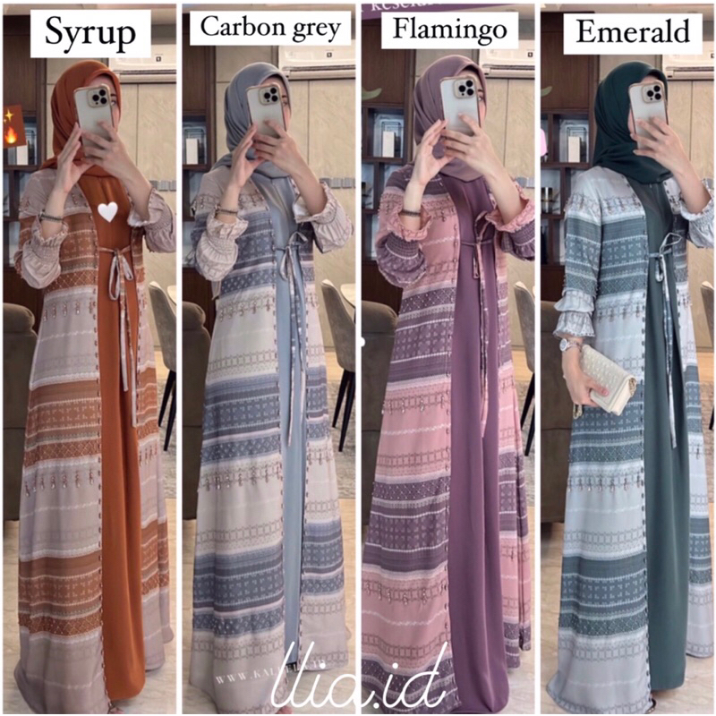 JASTIP ELFIRAA DRESS BY KALEELA DI LLIA.ID