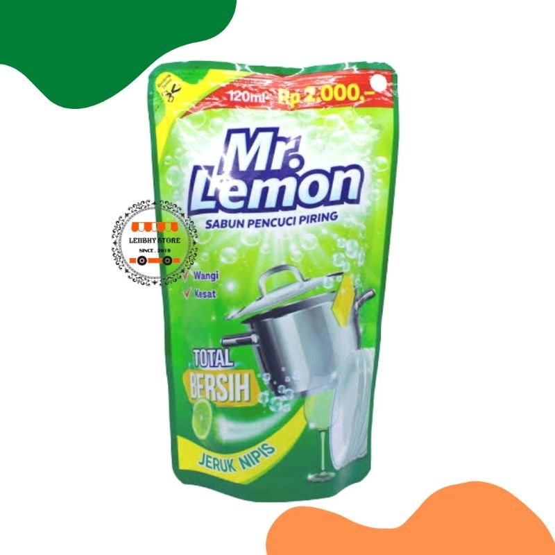 SABUN CUCI PIRING MR LEMON 120ML