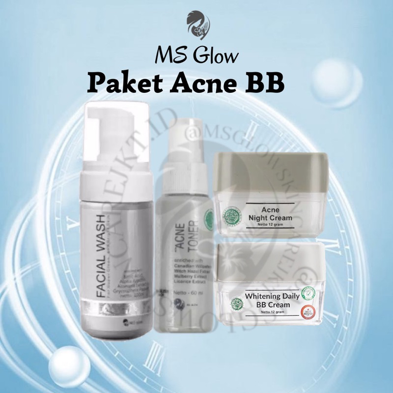 MS GLOW PAKET ACNE / PAKET ACNE MS GLOW