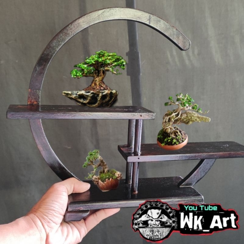 RAK BONSAIMINI, RAK TANAMAN HIAS, RAK TANAMAN KAKTUS