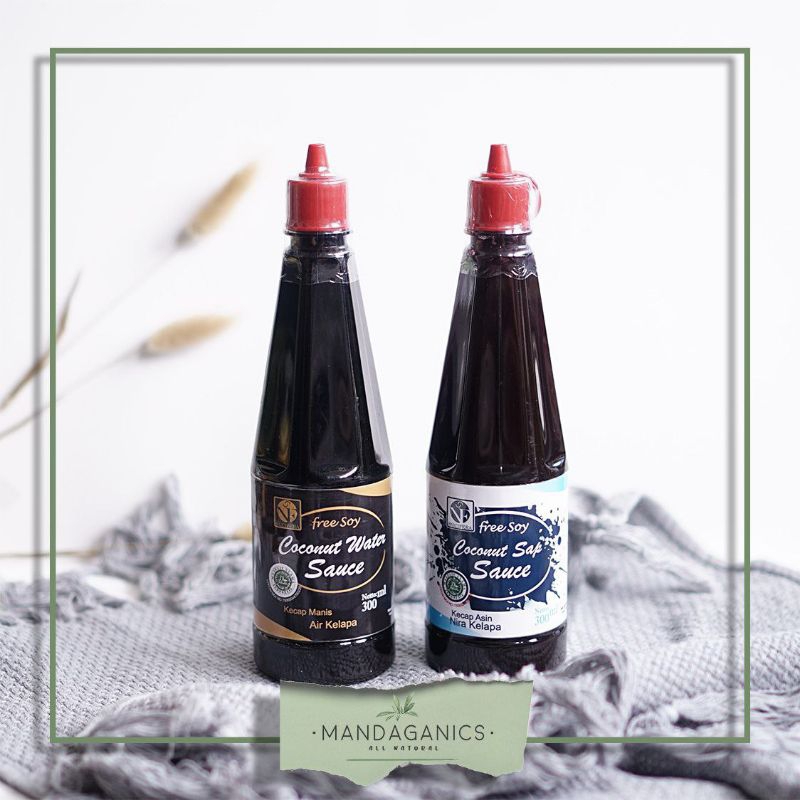 

NUCIFERA KECAP MANIS BEBAS SOYA | KECAP ASIN NIRA KELAPA ORGANIK FREE SOY