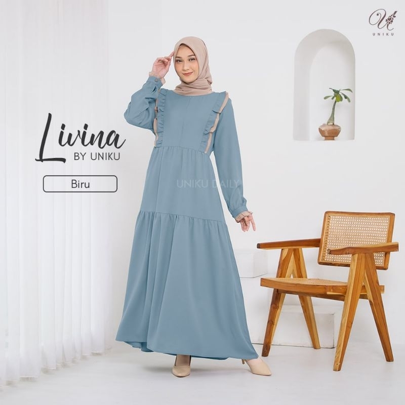 GAMIS DRESS WANITA LIVINA UNIKU