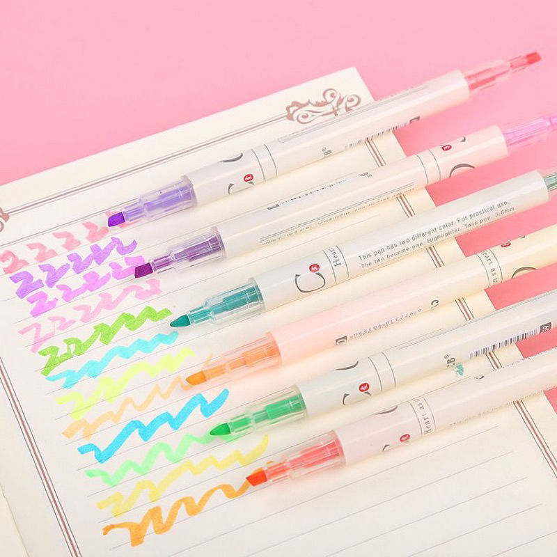 

Liljec✨ STABILO 2 SISI 2 WARNA | HIGHLIGHTER | ALAT TULIS | STATIONERY