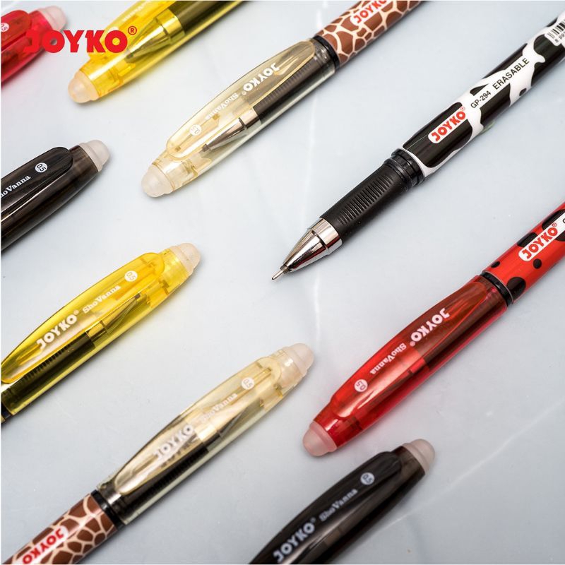 Erasable Gel Pen Pulpen Bisa Dihapus Joyko GP-294 ShoVanna Gel 0.5 mm 12pcs