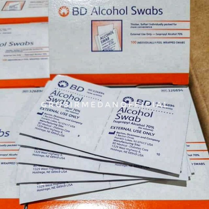 ALCOHOL SWABS BD - ALKOHOL TISU SWAB