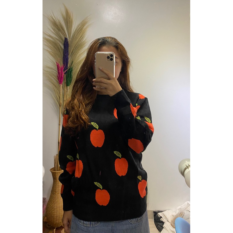 Apple sweater By Nugscollection