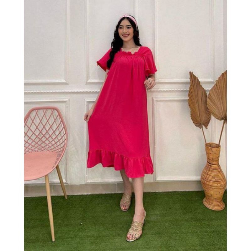 DASTER CRINKLE LAURA/LAURA DRESS TERBARU/DASTER FUJI VIRAL KEKINIAN