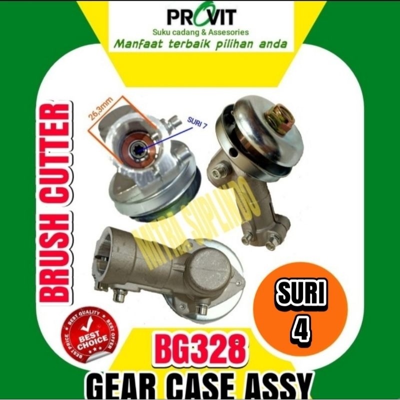 BG328 Gear case/Kepala pisau suri 4* mesin potong padi