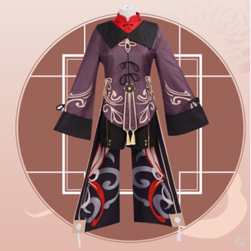 Costume Hutao Genshin Impact Cosplay fullset - Brand city Of dreams